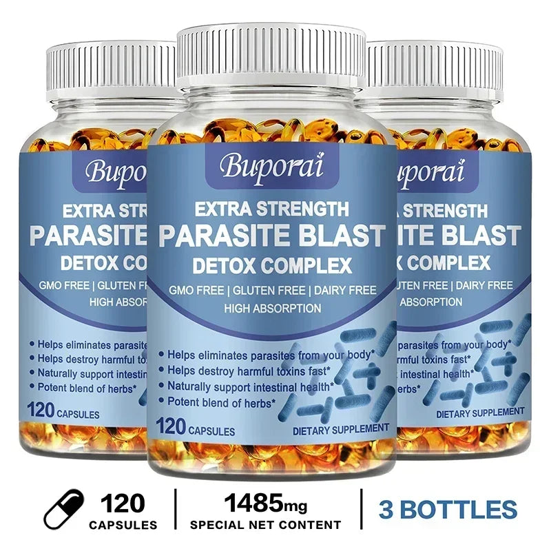 Parasite Blast Detox Complex - All-natural Insect Repellent, Intestinal Health Support and Liver Immunity Enhancement
