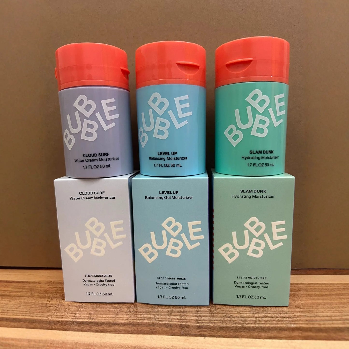 Bubble Skincare Facial Moisturizing Cream Gel Toner Spray Brightening Eye Cream Syringa Vulgaris Extract 50ml Genuine Original