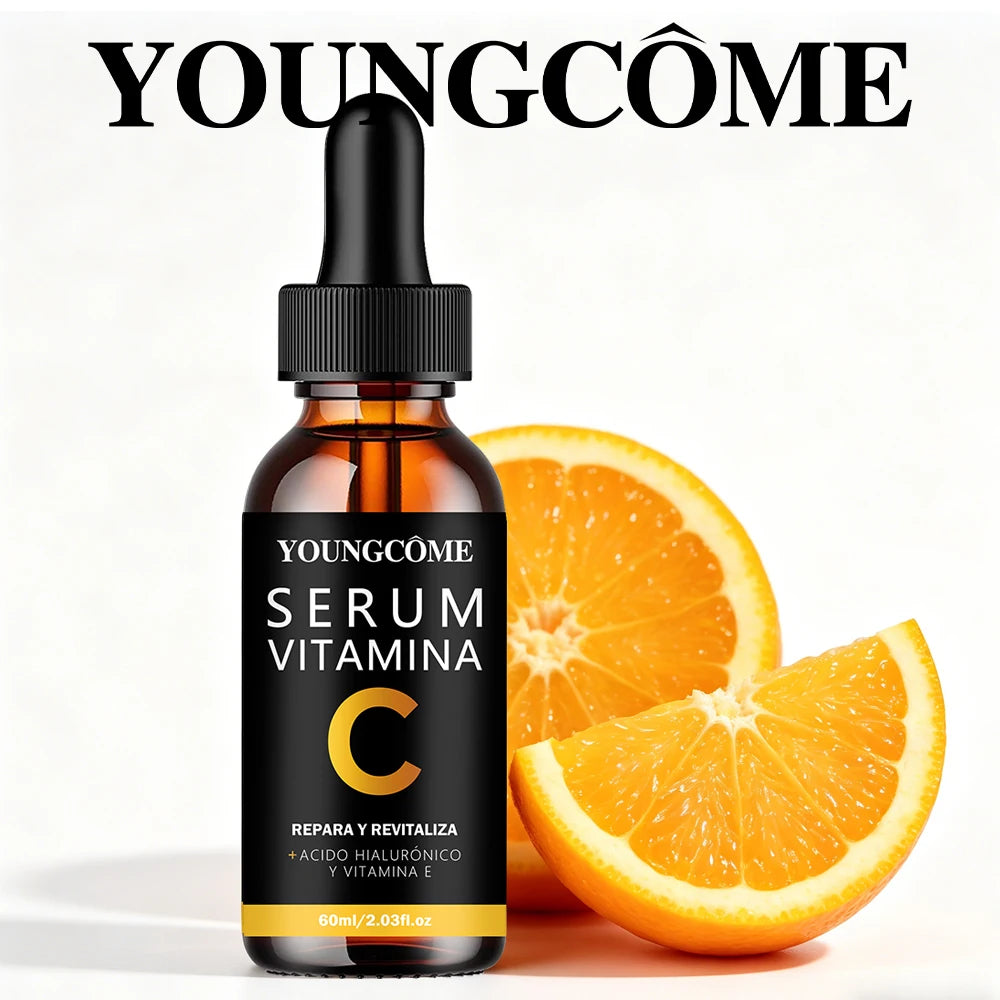 YOUNGCOME Vitamin A Serum + Hyaluronic Acid & Vitamin E, Facial Brighten skin& Boost radiance Essence, Daily Skincare Treatment