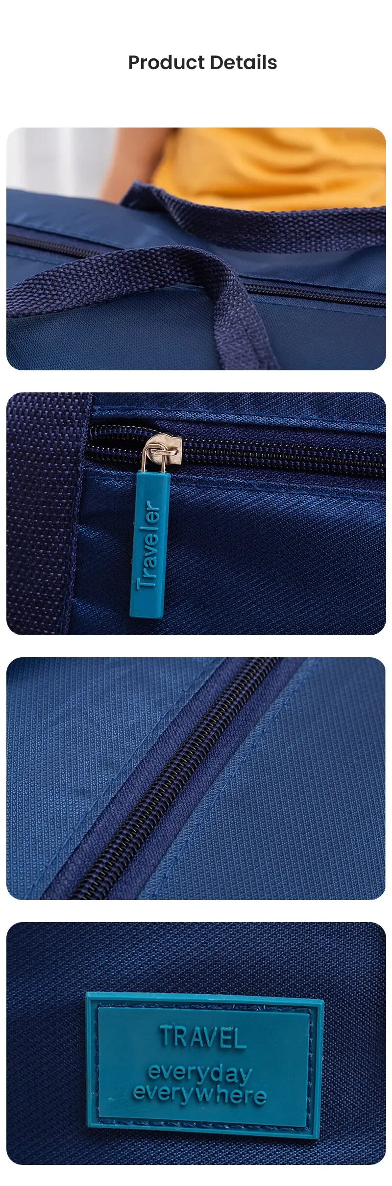 Fashion Travel Duffel Bag Lightweight Foldable for Women and Men Tote Carry On Luggage Weekender Overnight