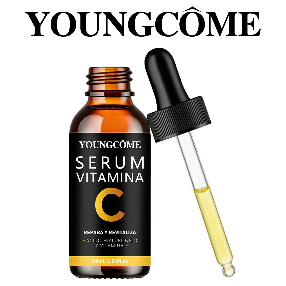 YOUNGCOME Vitamin A Serum + Hyaluronic Acid & Vitamin E, Facial Brighten skin& Boost radiance Essence, Daily Skincare Treatment