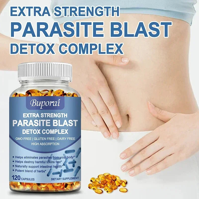 Parasite Blast Detox Complex - All-natural Insect Repellent, Intestinal Health Support and Liver Immunity Enhancement