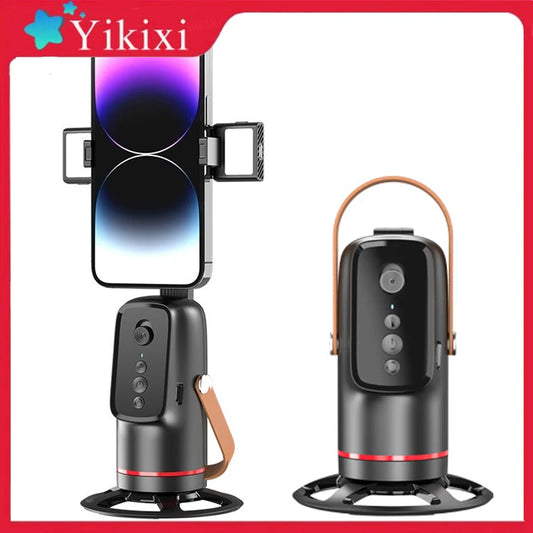 Face Tracking Tripod 360 Degree Rotation Auto Stand Tripod That Follows Your Movement for Live Streaming Selfie Video Recording