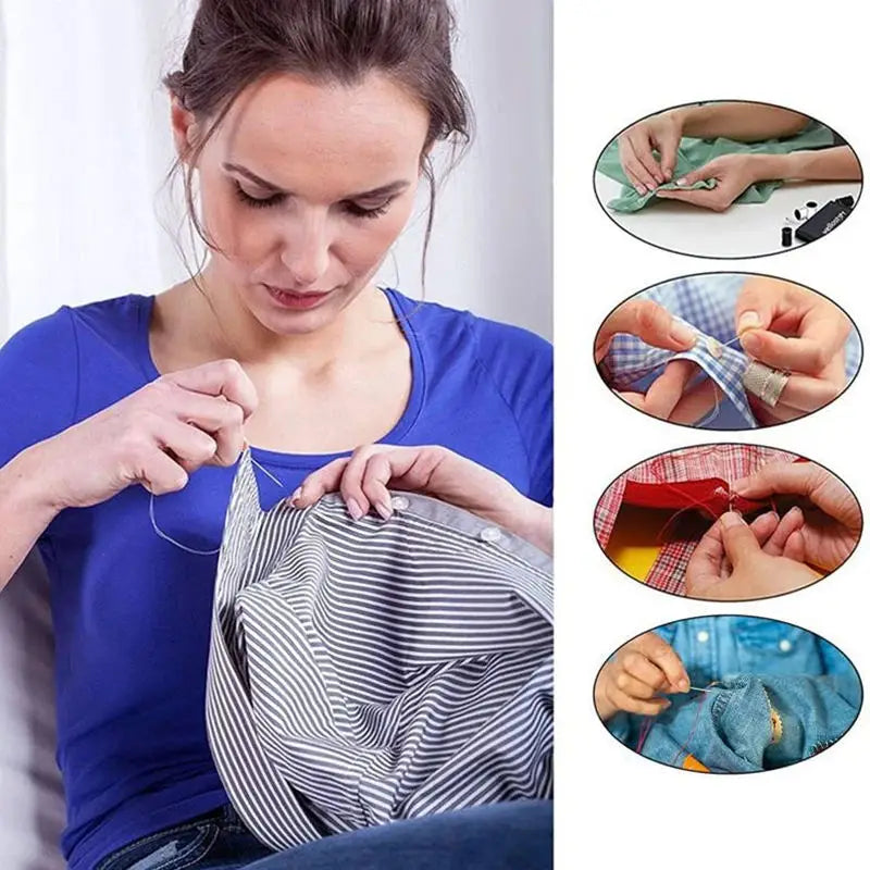 New Premium Sewing Supplies Set - Complete Sew Kit of Needle and Thread for Beginners Basic Home Hand Sewing Repair Kits