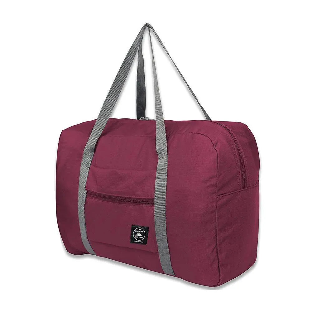 Travel Duffel Bag Lightweight Foldable Nylon Water Resistant Carry-On Duffle Bag Portable Durable Outdoor Tote Hook onto Luggage
