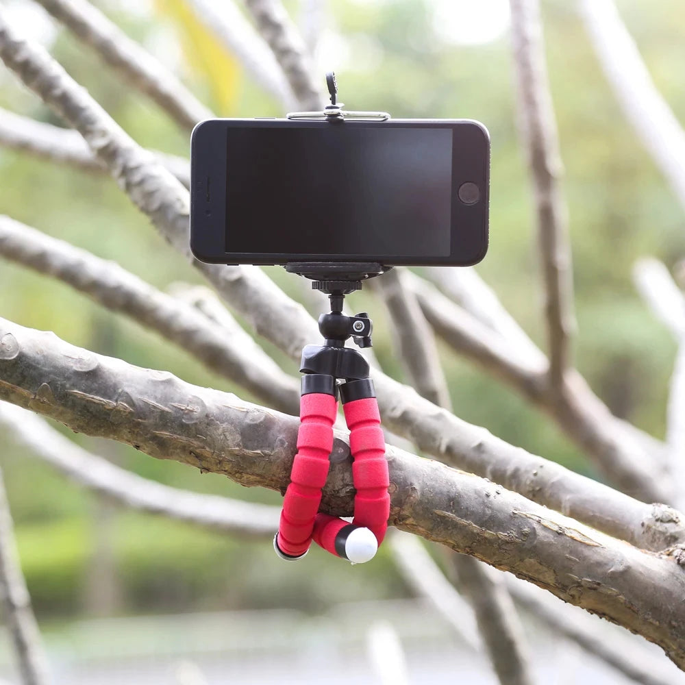 Tripoder Stativ Til Telefon Mobil Kameraholder Klips Smarttelefon Monopod Trebent Stativ Blekksprut Ministativ Stativ Til Telefon