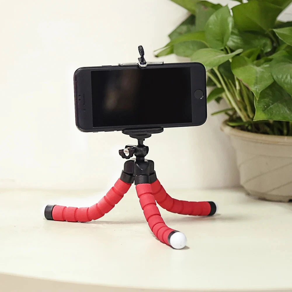Tripoder Stativ Til Telefon Mobil Kameraholder Klips Smarttelefon Monopod Trebent Stativ Blekksprut Ministativ Stativ Til Telefon