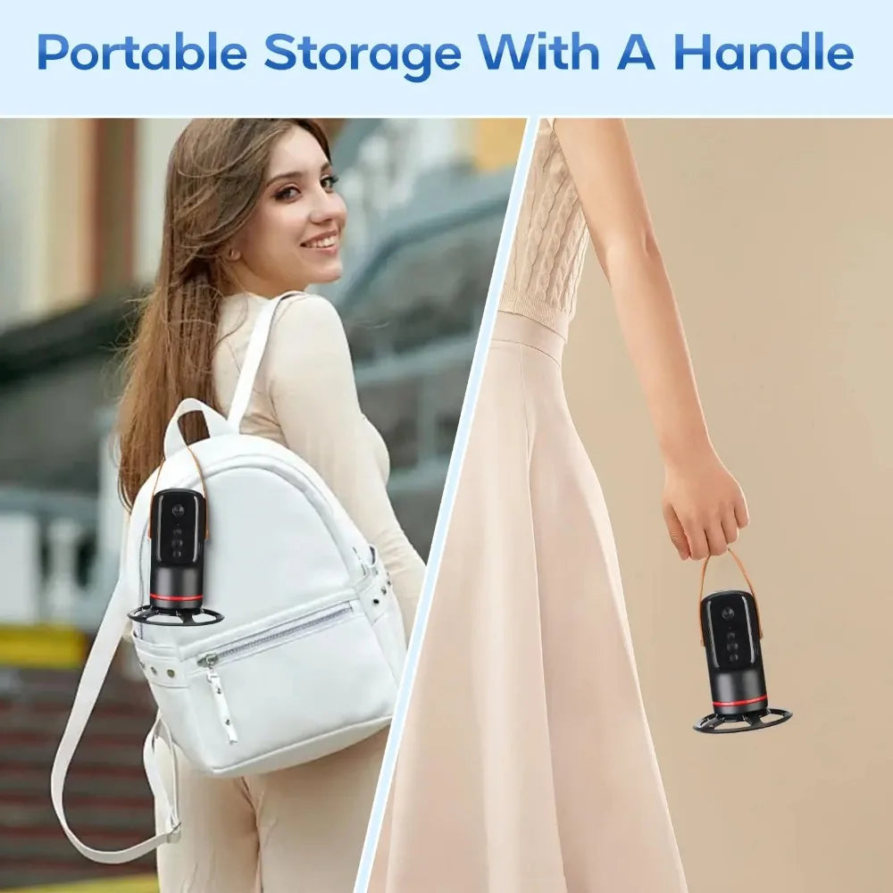 Face Tracking Tripod 360 Degree Rotation Auto Stand Tripod That Follows Your Movement for Live Streaming Selfie Video Recording