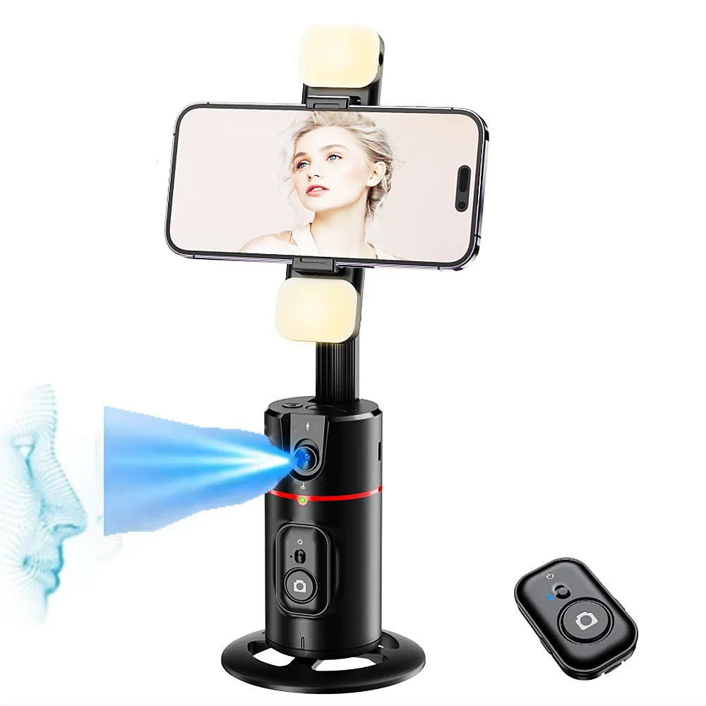 FANGTUOSI P02 With MKF for TYPE-C  desktop phone holder wireless connection shooting  desktop gimbal AI automatic face tracking