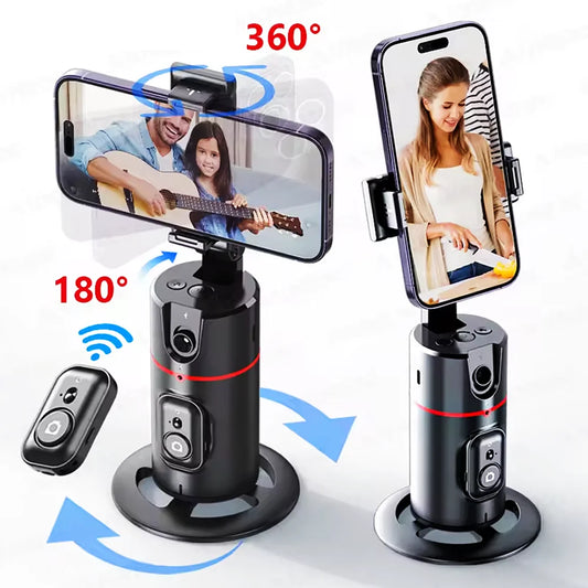 FANGTUOSI P02 With MKF for TYPE-C  desktop phone holder wireless connection shooting  desktop gimbal AI automatic face tracking