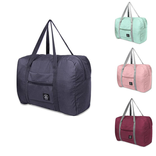 Travel Duffel Bag Lightweight Foldable Nylon Water Resistant Carry-On Duffle Bag Portable Durable Outdoor Tote Hook onto Luggage
