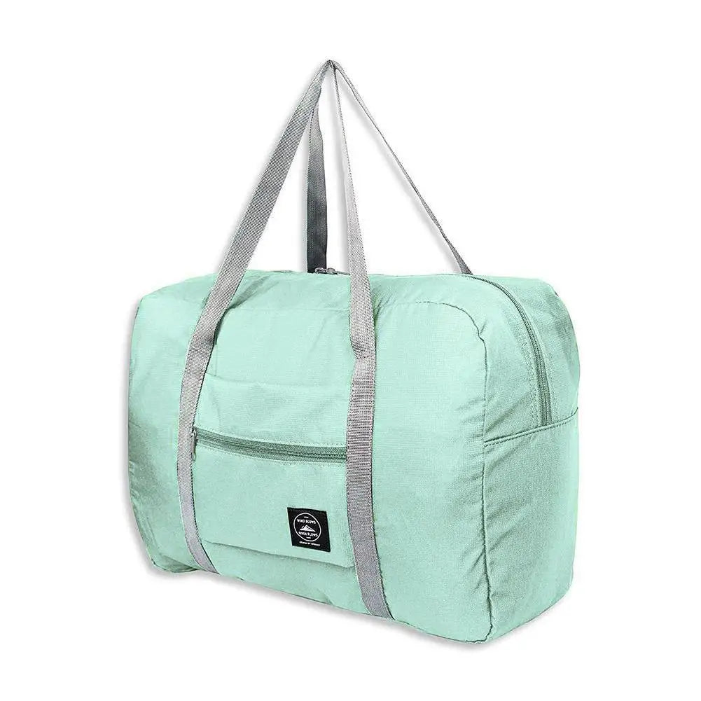 Travel Duffel Bag Lightweight Foldable Nylon Water Resistant Carry-On Duffle Bag Portable Durable Outdoor Tote Hook onto Luggage