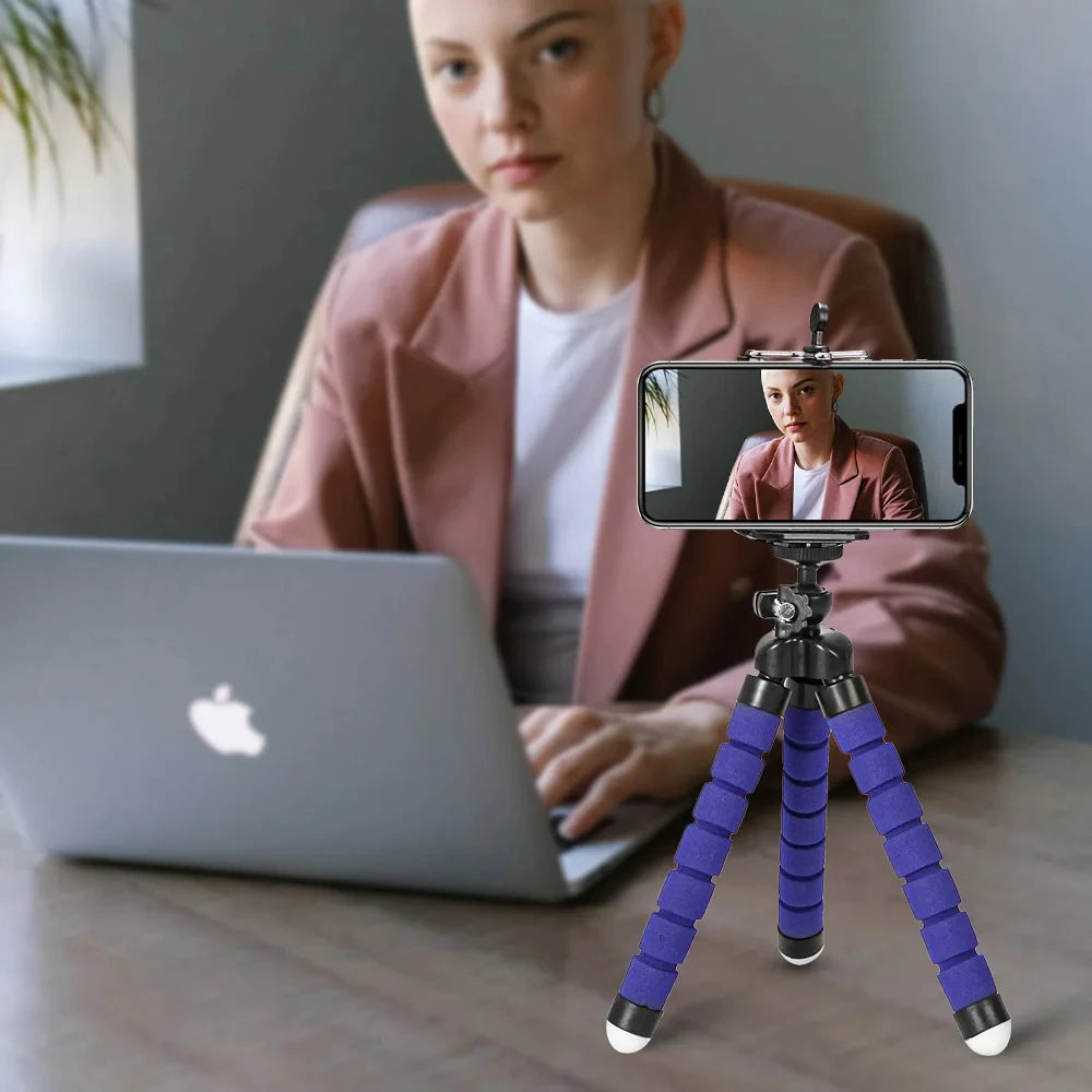 Tripoder Stativ Til Telefon Mobil Kameraholder Klips Smarttelefon Monopod Trebent Stativ Blekksprut Ministativ Stativ Til Telefon