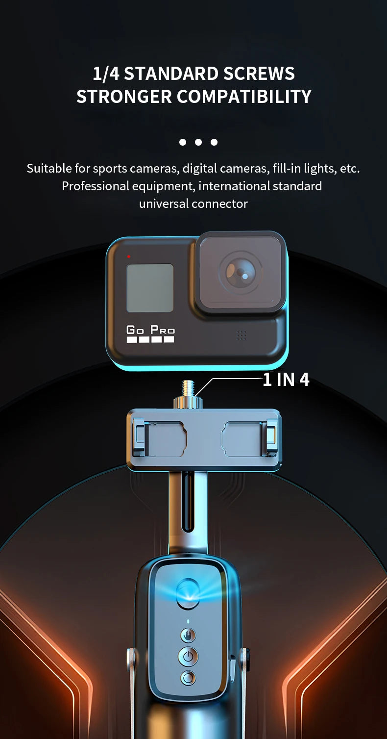 Face Tracking Tripod 360 Degree Rotation Auto Stand Tripod That Follows Your Movement for Live Streaming Selfie Video Recording