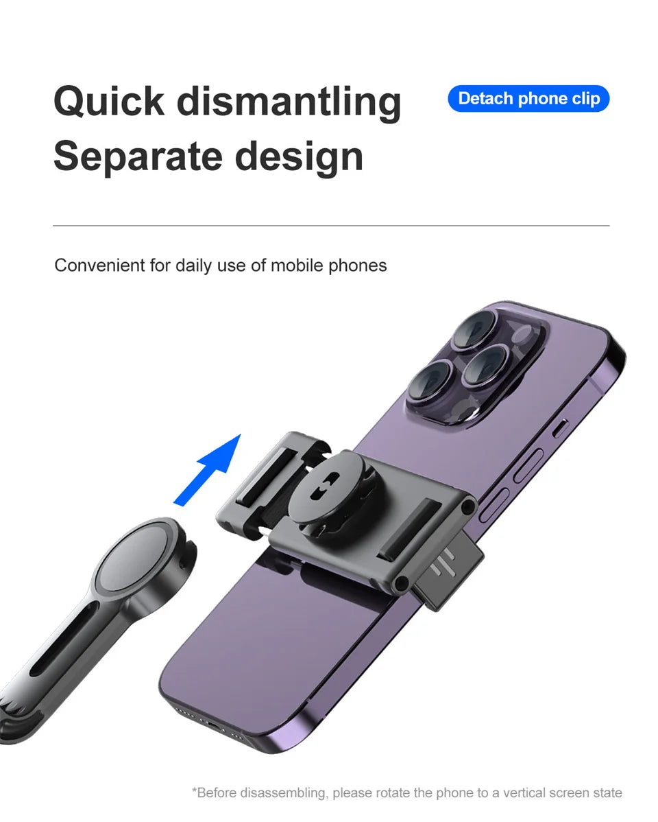 FANGTUOSI P02 With MKF for TYPE-C  desktop phone holder wireless connection shooting  desktop gimbal AI automatic face tracking