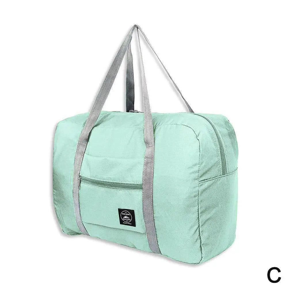 Travel Duffel Bag Lightweight Foldable Nylon Water Resistant Carry-On Duffle Bag Portable Durable Outdoor Tote Hook onto Luggage