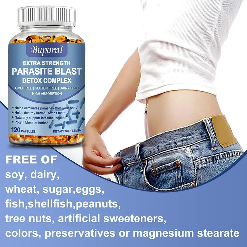 Parasite Blast Detox Complex - All-natural Insect Repellent, Intestinal Health Support and Liver Immunity Enhancement