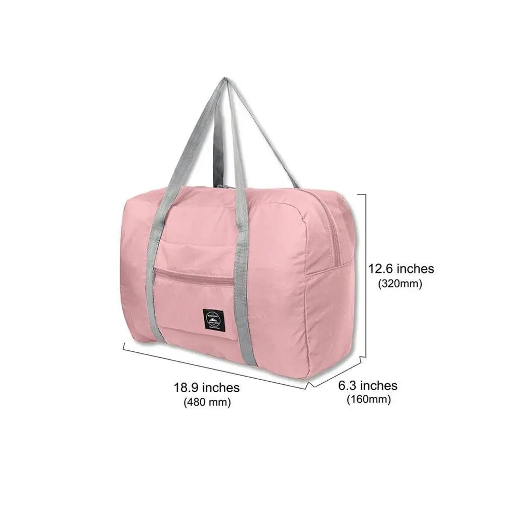 Travel Duffel Bag Lightweight Foldable Nylon Water Resistant Carry-On Duffle Bag Portable Durable Outdoor Tote Hook onto Luggage